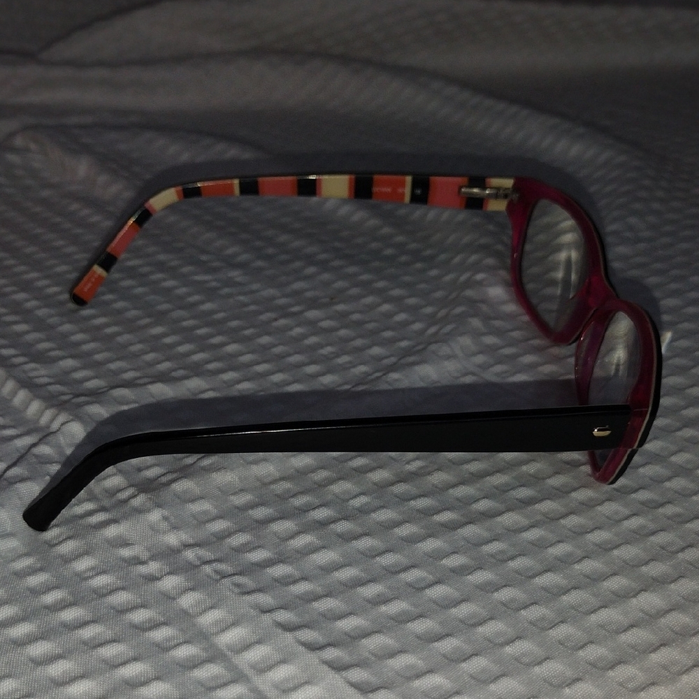 Kate Spade Black and Pink Eyewear LUCYANN And Hardshell Case - Picture 9 of 14